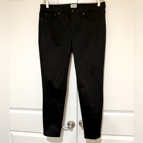 J. Crew 8" stretchy toothpick jean in true black size 33 NWOT - Picture 5 of 8